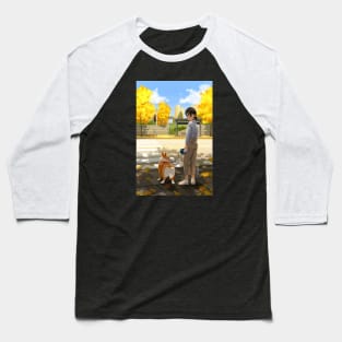 A walk with the dog Baseball T-Shirt